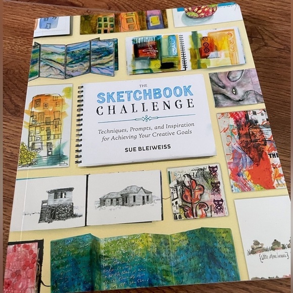 The Sketchbook Challenge (Techniques, Prompts, and Inspiration) paperback book - Picture 1 of 4